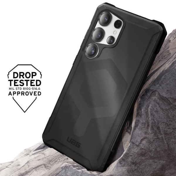 Samsung S25 Ultra Mehiläispesä Läpinäkyvä Essential Armor UAG Musta Svart