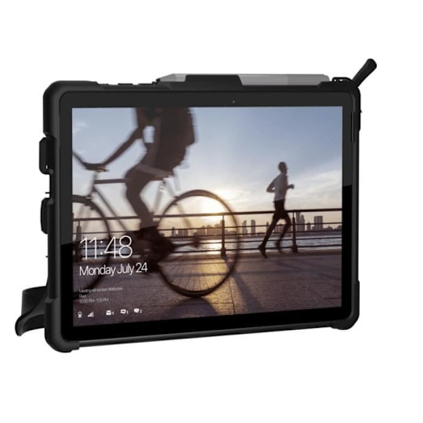 Cover - Urban Armor Gear - Plasma - Kompatibel Surface Go - 10 tommer - Sort, Grå Svart grå