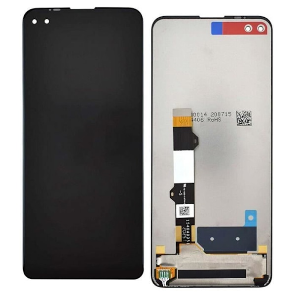 Komplet enhed til Motorola Moto G 5G Plus - Motorola - LCD Screen + Touch Screen - Sort - 100g