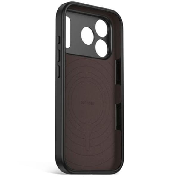 MagSafe-cover til iPhone 17 Pro / 18 Pro i antimikrobielt silikone, Decoded Sort Svart