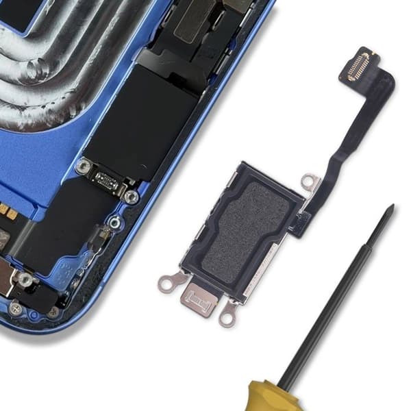SIM-kortlæser Intern Del Kompatibel med iPhone 16 Reparation Erstatning Sort