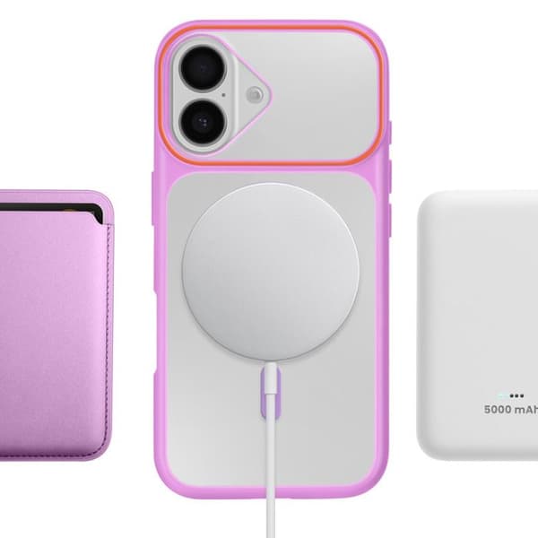 MagSafe-cover til iPhone 16 Beskyttelse i to materialer Hård bagside Lilla Violett