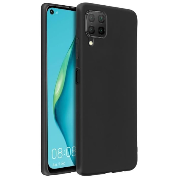 Coque - AVIZAR - Huawei P40 Lite - Silikonegels - Sort - Beskyttelse mod stød og ridser Svart