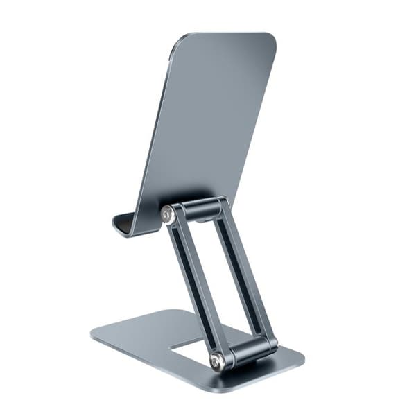 Støttebureau til Smartphone / Tablet Foldbar Ultra Kompakt i Aluminium Forcell Grå