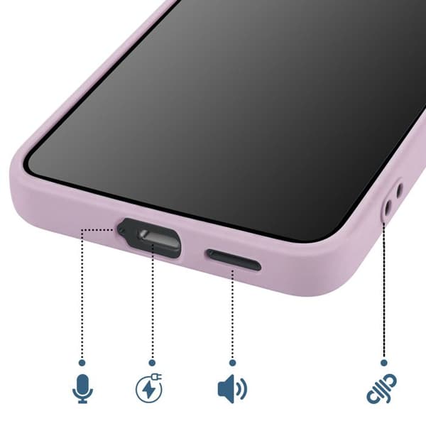 Silicone Cover til Galaxy S26 i Blødt Touch Lavendel Violett