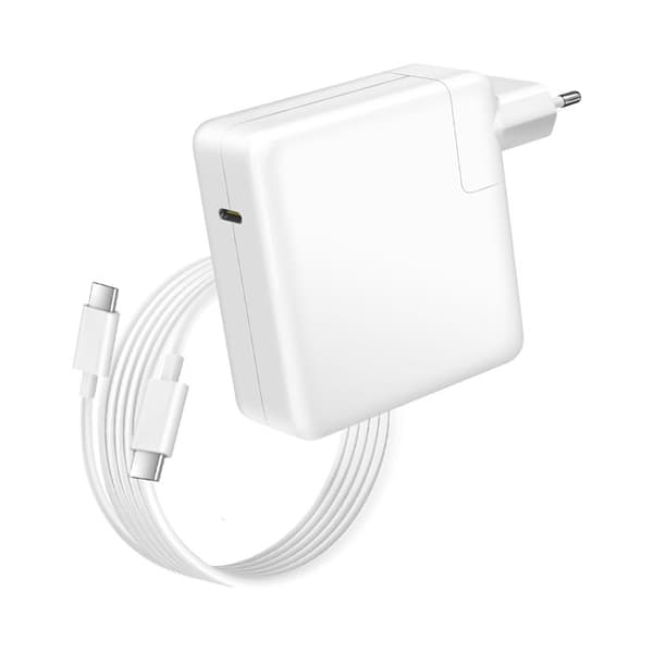 Lader til HP ZBook Firefly USB-C 96W + Kabel 1,8m Hvid Vit