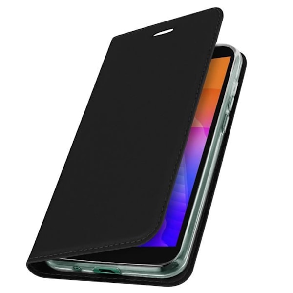 Housse - DUX DUCIS - Huawei Y5p - Øko-læder - Video Støtte - Sort Svart