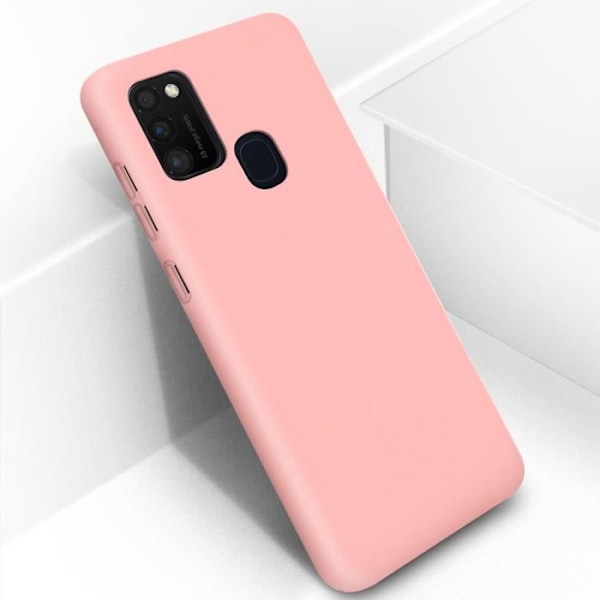 Skyddsskal - AVIZAR - Galaxy M21/M31/M30s - Semi-hård silikon - Soft Touch - Rosa Rosa