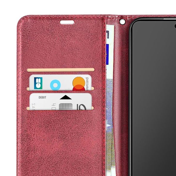 Samsung Galaxy S25 Edge Kotelotasku Punaisella Rihmalla Röd