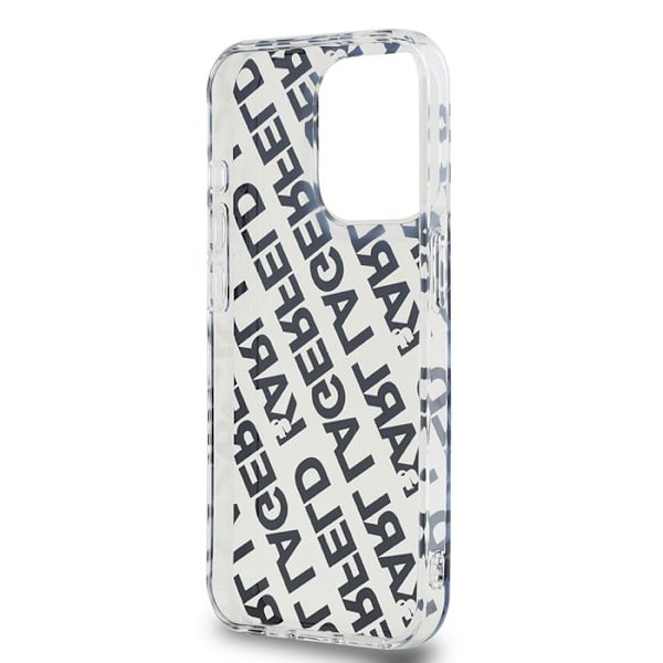 iPhone 15 Pro Fodral - Karl Lagerfeld IML Luxury (KLHCHCP15LHKKFOEMD) - Guld Fullover Logotyp