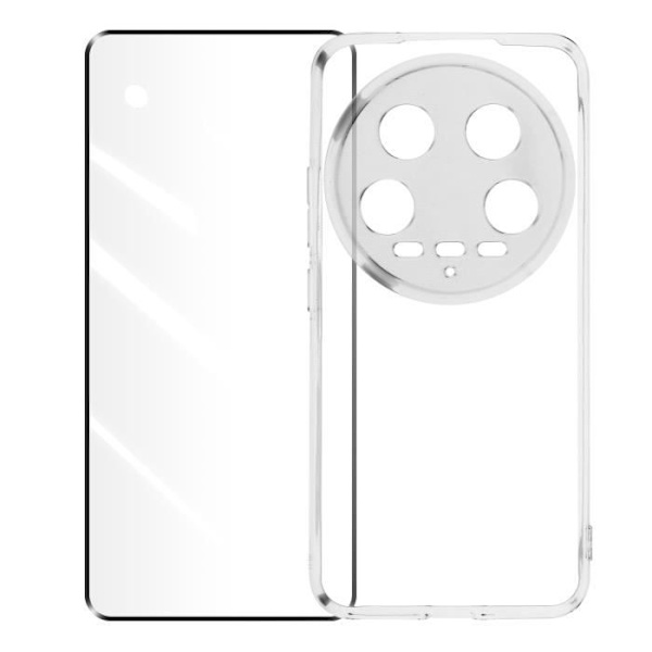 Beskyttelsespakke til Xiaomi 14 Ultra Avizar etui + hærdet glas sort