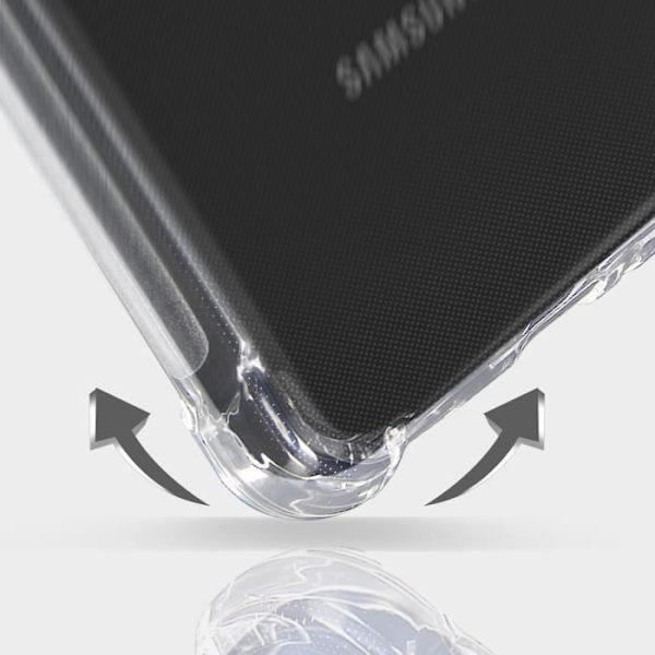 Beskyttelsescover - Akashi - Galaxy A22, M32, M22 - Silikonegel - Stødabsorberende - Transparent Transparent