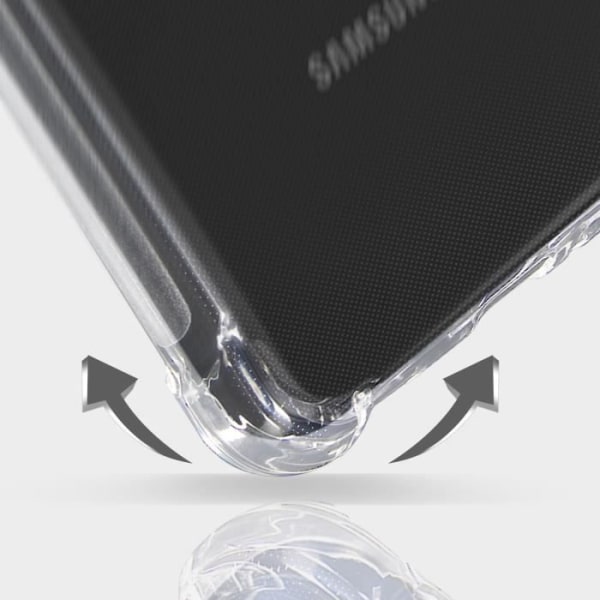Suojakuori - Akashi - Galaxy A22, M32, M22 - Silikoni geeli - Iskun kestävä - Läpinäkyvä Transparent