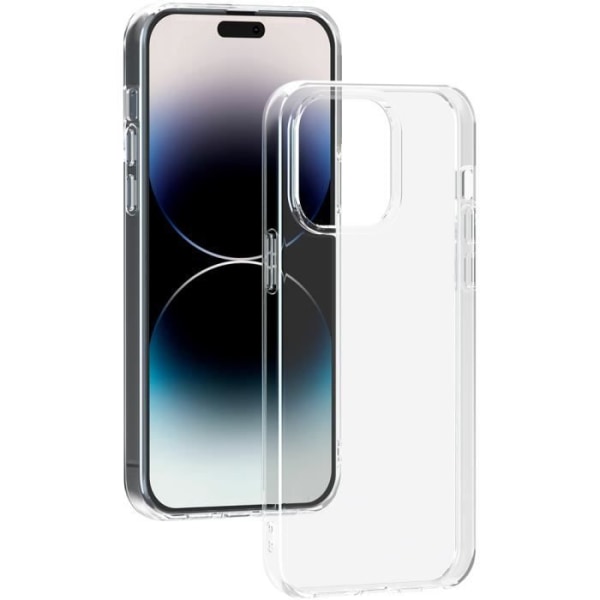 iPhone 14 Pro Max etui Silisoft Soft Transparent - Original Frankrig Bigben-garanti