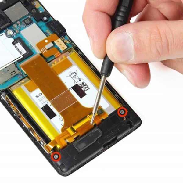 USB-C latausportti - Sony - Xperia L1 - Musta - Yhteensopiva - Kaapeli mukana Svart
