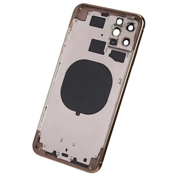 iPhone 11 Pro chassis - AVIZAR - Udskiftning bagrude - Powder Pink Gul