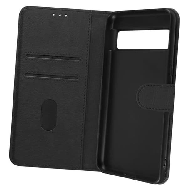 Taske til Google Pixel 8 Pro - AVIZAR - Chesterfield - Standfunktion - Sort Svart