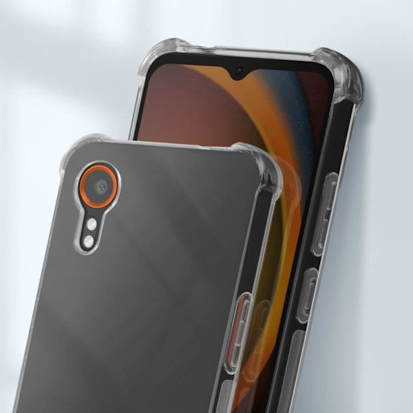 Fodral till Samsung Galaxy Xcover 7 Silikonhörn Stötsäker Transparent Transparent