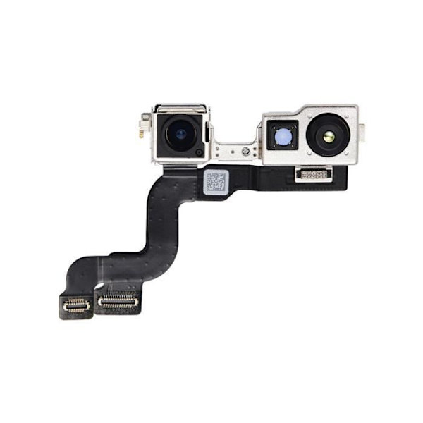 Frontkamera til iPhone 14 Plus - Frontudskiftning - Sort - 8 g Svart