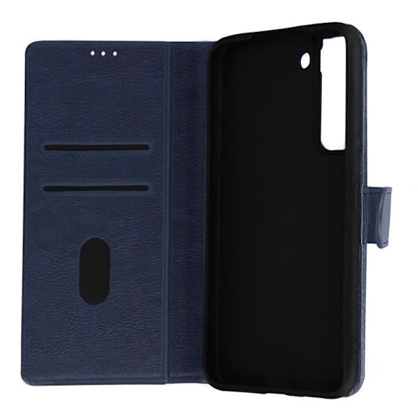 Samsung Galaxy S22 etui - AVIZAR - Pungcover - Standerfunktion - Blå Blå