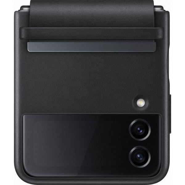 SAMSUNG Galaxy Z Flip4 Læder Taske Sort sort