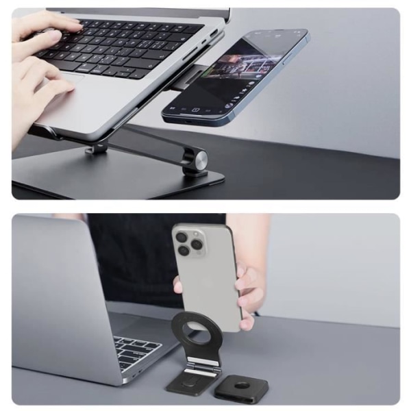 MagSafe Holder - NILLKIN - Universal Holder - Kompatibel iPhone 12/13/14/15 - Sort - Multifunktionel Svart