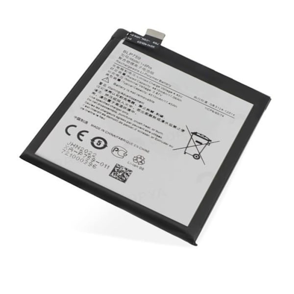 Internt batteri - Oneplus - 8 Pro - 4510mAh - Grå Grå