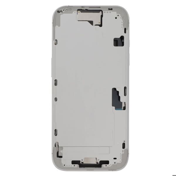 Centralt chassi för iPhone 16, exakt och säker passform, vit Vit