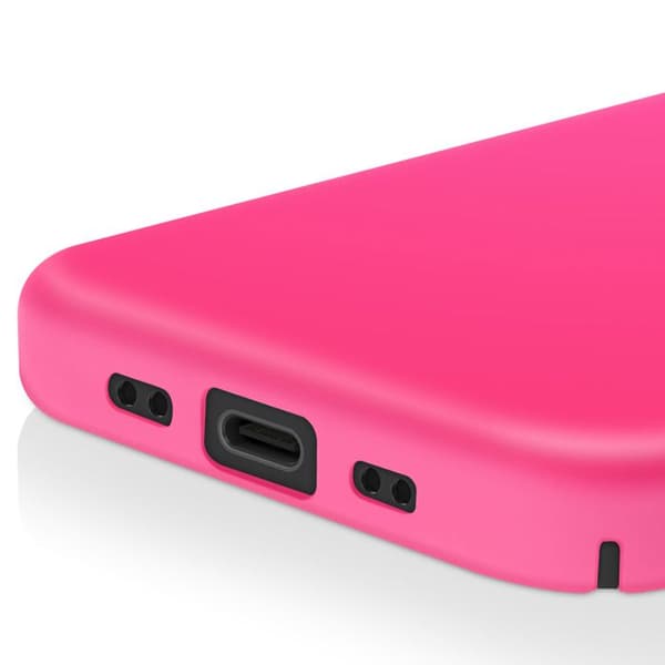 Coque - ADVISE - iPhone Air - Soft-Touch - Semi-rigid silikone - Fuchsia Ros