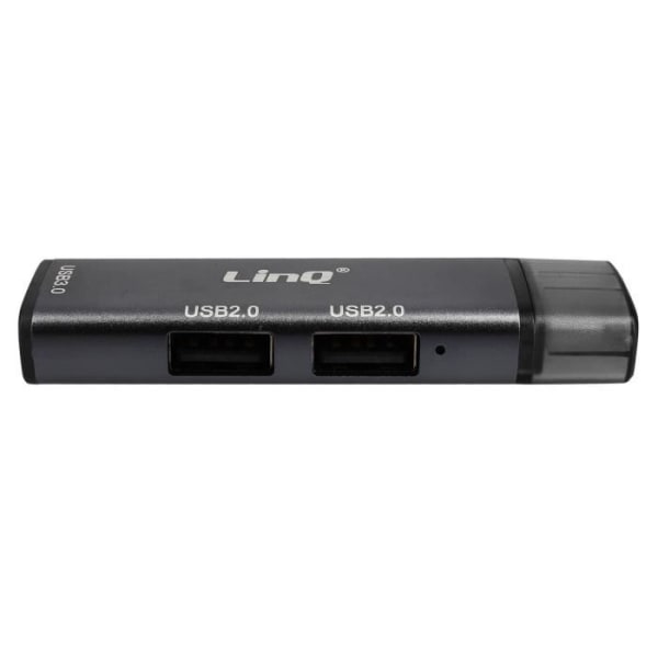 OTG-sovitin USB-C - 3 USB-porttia nopea lähetys 5 kompaktia Gpbs LinQ