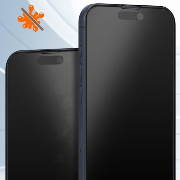 Vakosuojattu - AVIZAR - iPhone 16 Pro - Kovuus 9H - Naarmunkestävä - Paksuus 0,3 mm Svart