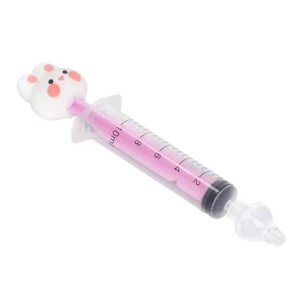 Babymunstycke kaninsprutor utan bisfenol A - 4 månader och uppåt Rosa
