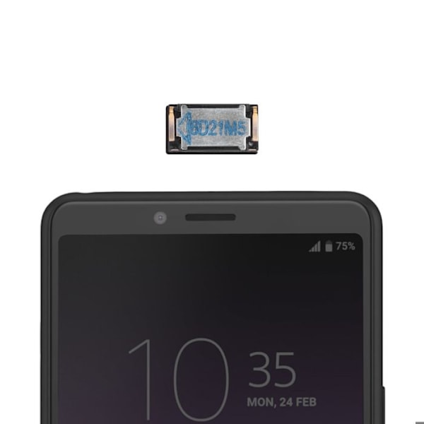 Intern højttaler til Sony Xperia 10 II Sort Svart