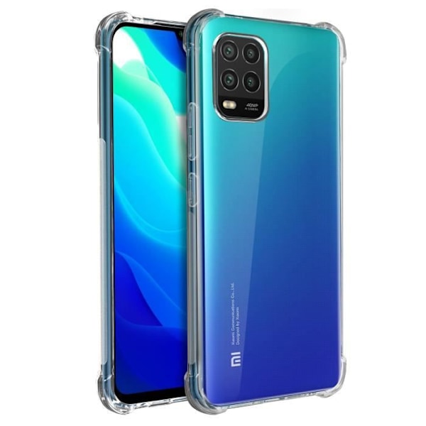 Coque - AKASHI - Xiaomi Mi 10 Lite - Blød - Transparent Hvid - Stødabsorberede forstærkede hjørner Klar vit