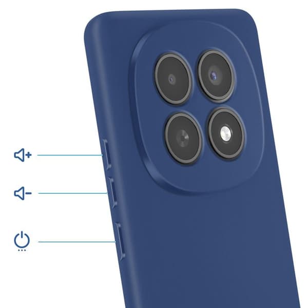 Silicone Anti-glid Blå Soft-Touch Skal för Redmi Note 15 4G Blå