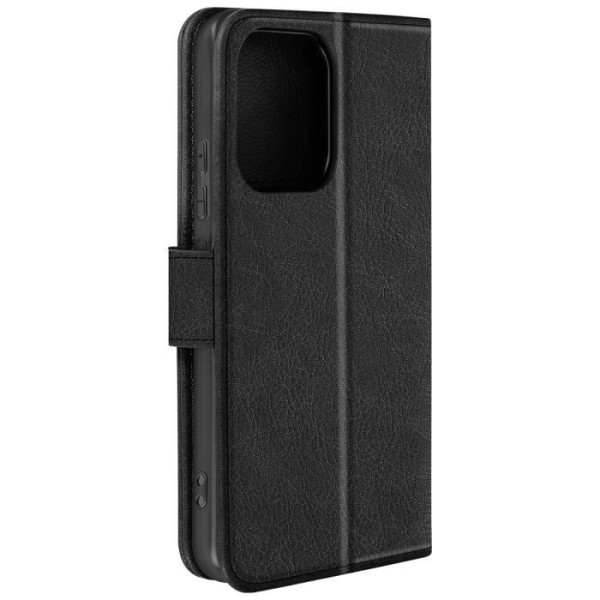 Etui til Xiaomi Redmi Note 13 4G - AVIZAR - Chesterfield - Pung og videoholder - Sort Svart