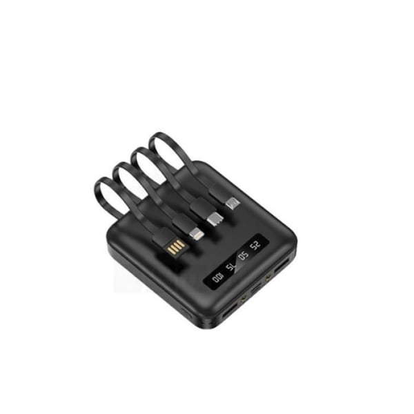 Eksterne opladere AKASHI ALTPB10CABLK Sort