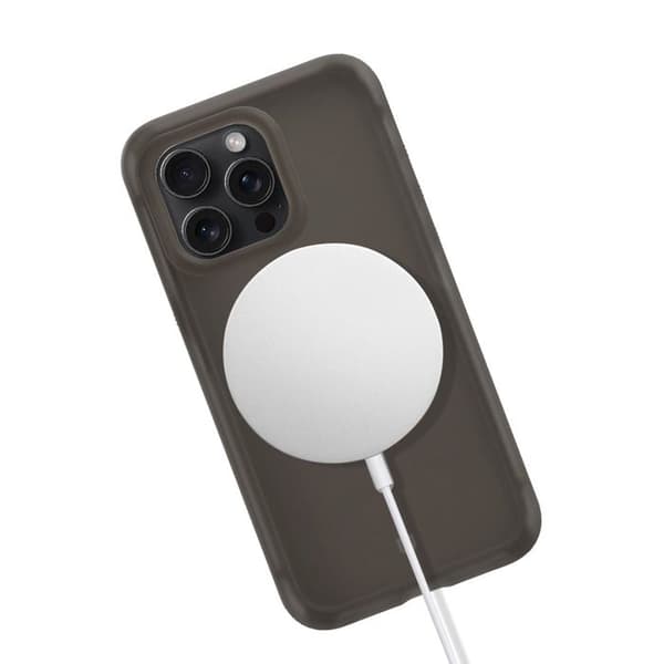 MagSafe-cover til iPhone 15 Pro Max AirX-serie Stødabsorberende Ultra Holdbar Rhinoshield Sort Svart