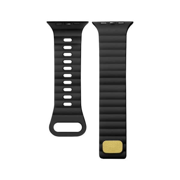 Rem til Apple Watch 41 mm / 40 mm / 38 mm Fleksibel og blød silikone sort Svart