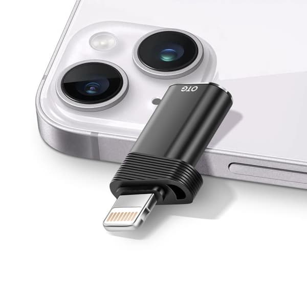 OTG-adapteri - LINQ - USB-C Lightning - 480 Mbps - Musta - Lisävaruste
