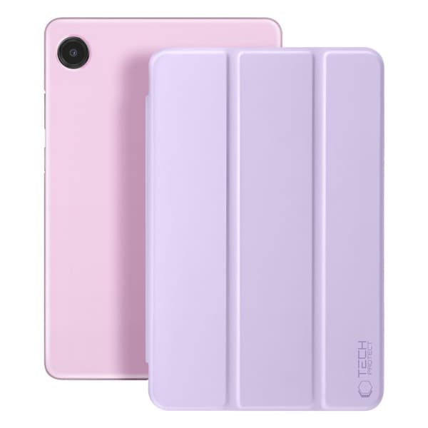 Klapskede til Galaxy Tab A11 med Multi-vinkel Støtte og Auto-Vågn Tech Protect Lilla Violett