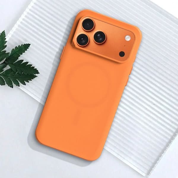 Skydd för iPhone 17 Pro Max Modell SolidX Ultra-resistent kompatibel med Magsafe Rhinoshield Orange Apelsin