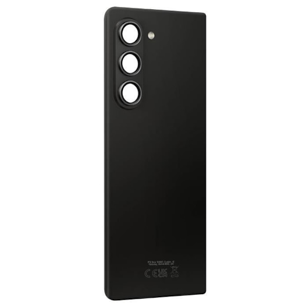 Takalasi Galaxy Z Flip 5:lle alkuperäisellä Samsungin kameran linssillä mustalla Svart