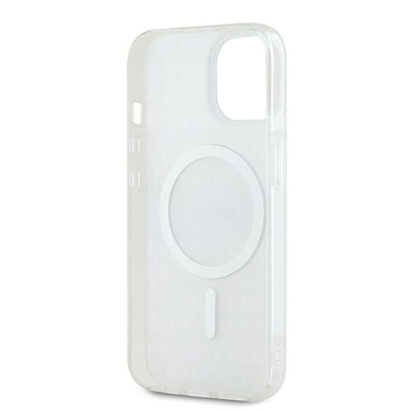 IPhone 15-fodral - DKNY IML DKNY IML Mono & Stripe MagSafe (DKHMP15SHRHSEE) - Beige