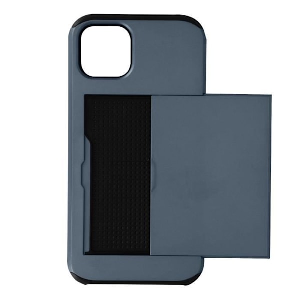 Coque iPhone 13 Mini - AVISER - Beskytter - Stødabsorberende - Skydende Kortrum - Mørkeblå Midnattsblå