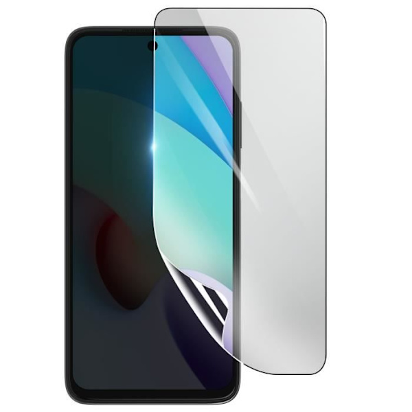 Skärmskydd - 3MK - Xiaomi Redmi 10 2022 - Stötsäker Hydrogel - Genomskinlig - Reptålig Transparent