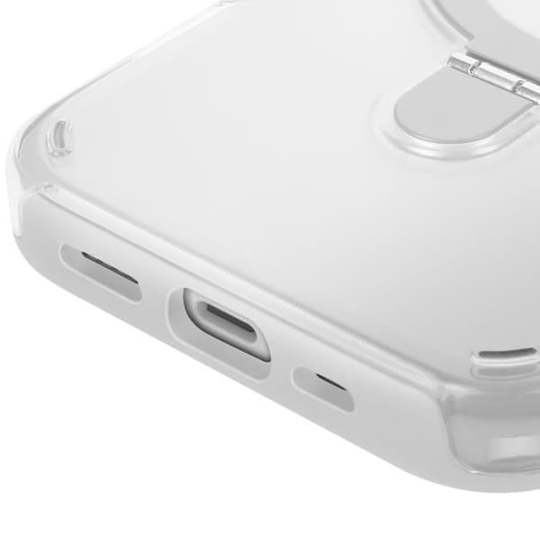 MagSafe Cover - iPhone 16 Plus - Stødabsorberende - Foldsupport - Hvid Vit