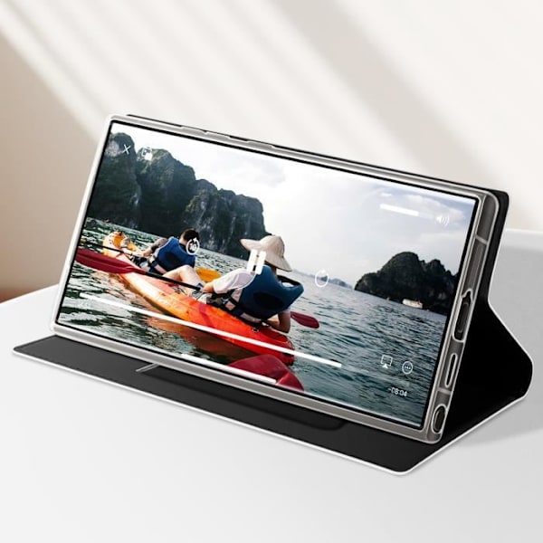 Etui til Samsung Galaxy S24 Ultra - DUX DUCIS - Sort - Kortholder - Video Support Svart