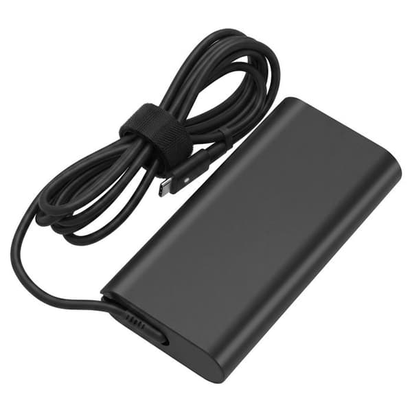 USB-C Strømforsyning til Dell / Lenovo PC PD 90W med 2,7m Sort Kabel Svart