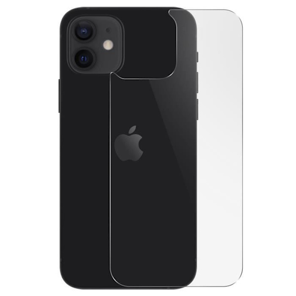 Elokuvan Takapaneeli - Apple - iPhone 12 Mini - Karkaistuflasia - Iskunkestävä - Läpinäkyvä